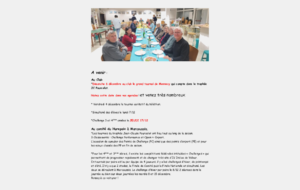 Les informations pour le mois de novembre 2026
